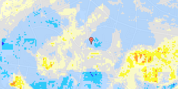 Ekstrem regn på Saralyst Allé 65, st. th