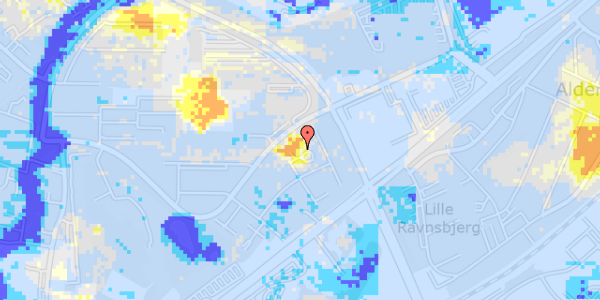 Ekstrem regn på Selmersvej 17