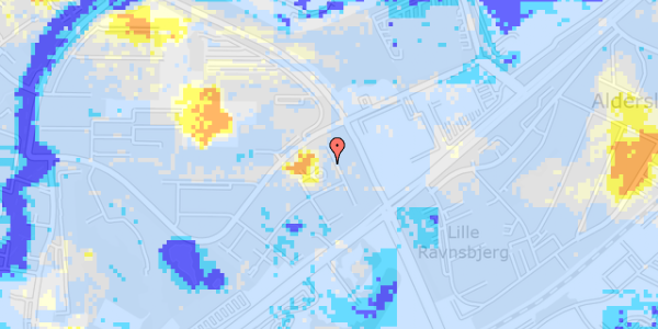 Ekstrem regn på Selmersvej 25