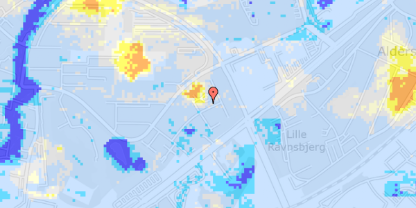 Ekstrem regn på Selmersvej 37