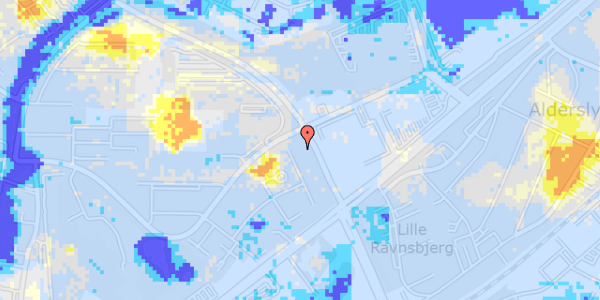 Ekstrem regn på Selmersvej 42