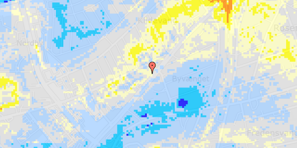 Ekstrem regn på Skanderborgvej 162