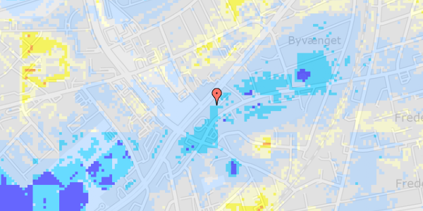 Ekstrem regn på Skanderborgvej 187, 1. 