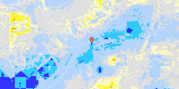 Ekstrem regn på Skanderborgvej 189, 2. tv