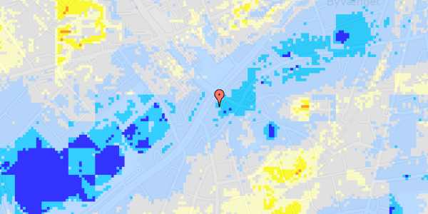 Ekstrem regn på Skanderborgvej 205, 1. tv