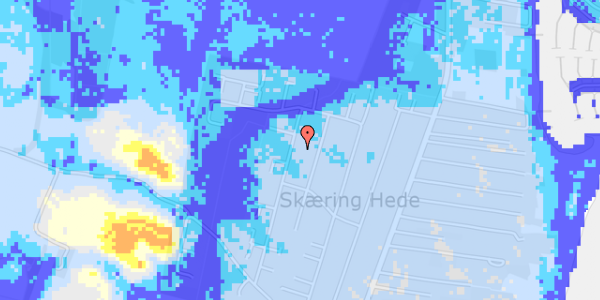 Ekstrem regn på Skovfyrvej 34