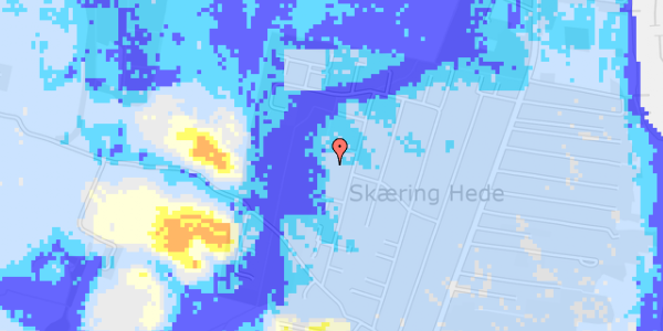 Ekstrem regn på Skovfyrvej 39