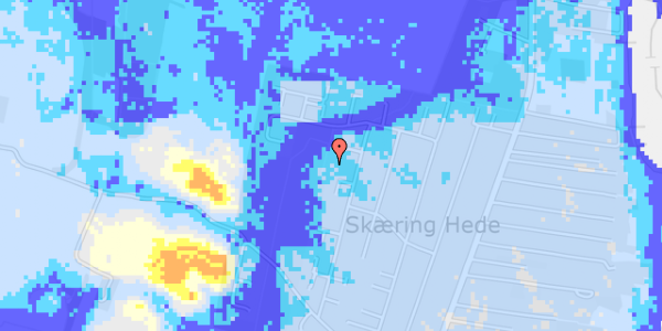 Ekstrem regn på Skovfyrvej 43