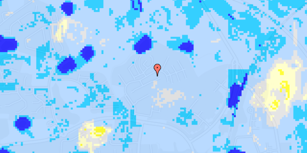 Ekstrem regn på Skovhøj 208, 1. th