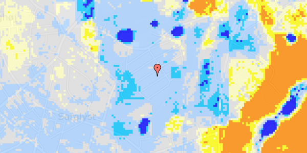 Ekstrem regn på Haveforeningen Skovlunden 48