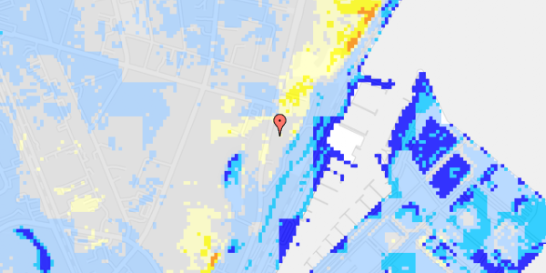 Ekstrem regn på Skovvejen 44B, 3. th