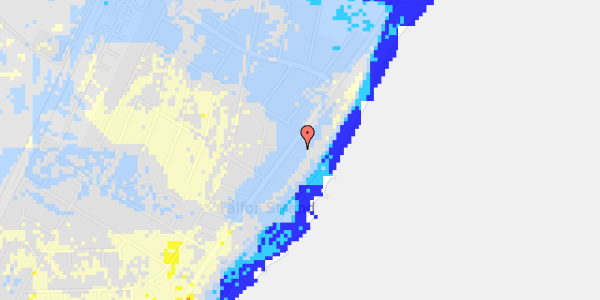 Ekstrem regn på Skæring Strandvej 28