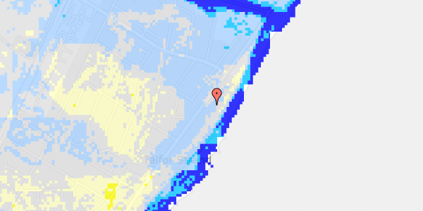 Ekstrem regn på Skæring Strandvej 34