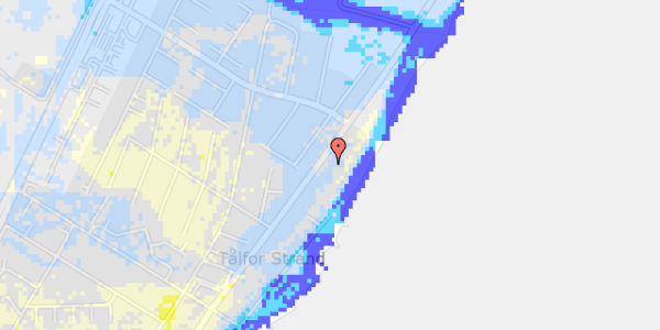 Ekstrem regn på Skæring Strandvej 36