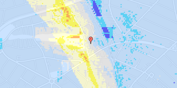 Ekstrem regn på Sletterhagevej 5, kl. 1