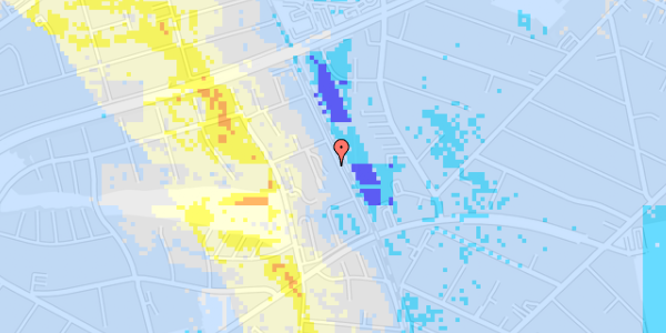 Ekstrem regn på Sletterhagevej 41, 1. th