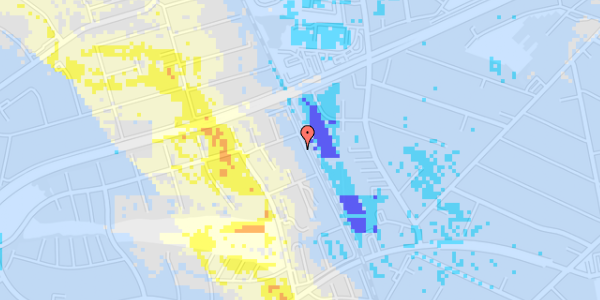 Ekstrem regn på Sletterhagevej 57, 1. th