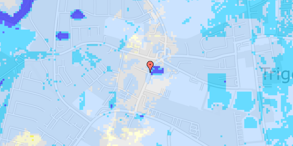 Ekstrem regn på Smedebroen 12A, 1. th