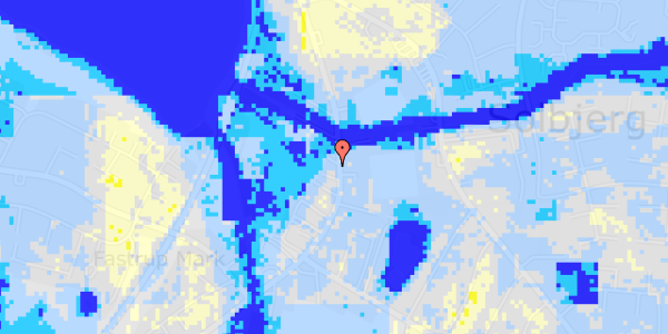 Ekstrem regn på Solbjerg Hovedgade 58