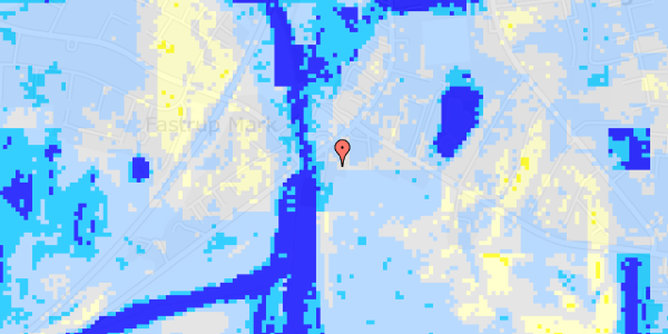 Ekstrem regn på Solbjerg Hovedgade 79B