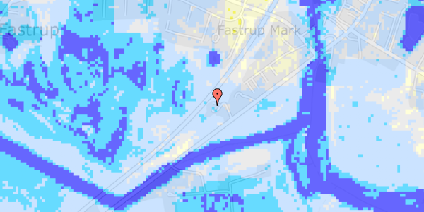 Ekstrem regn på Solbjerg Hovedgade 154