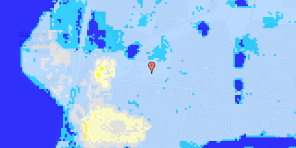 Ekstrem regn på Solbjerg Hedevej 51