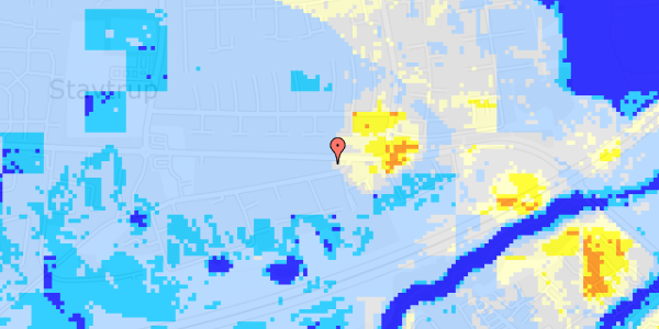 Ekstrem regn på Stavtrupvej 2