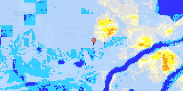 Ekstrem regn på Stavtrupvej 7A