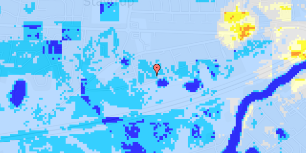 Ekstrem regn på Stavtrupvej 201C