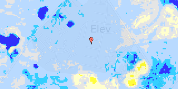 Ekstrem regn på Stokbrovej 90