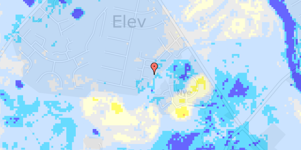 Ekstrem regn på Stokbrovej 160