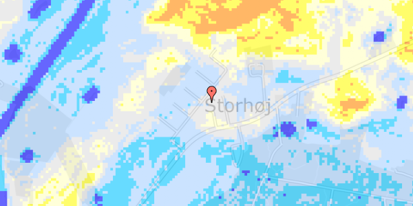 Ekstrem regn på Storhøjvej 20