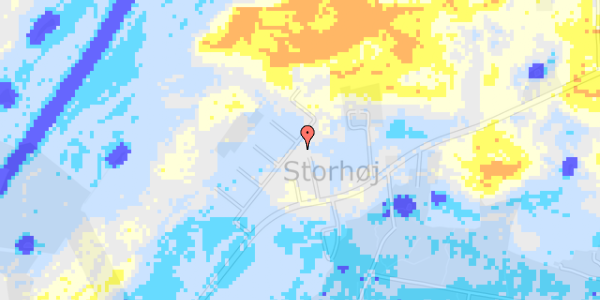 Ekstrem regn på Storhøjvej 26