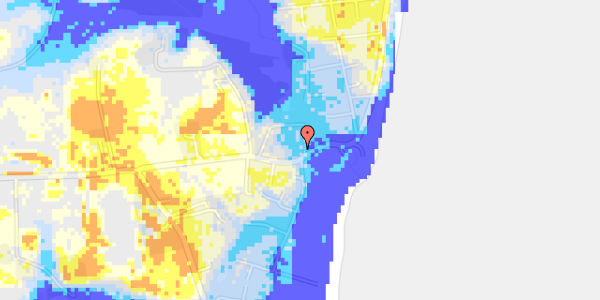 Ekstrem regn på Strandlodsvej 1