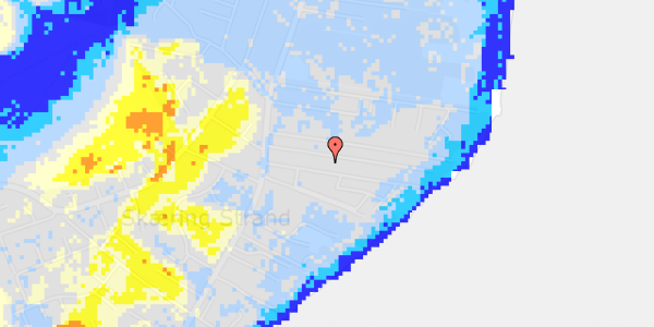 Ekstrem regn på Strandtoften 13