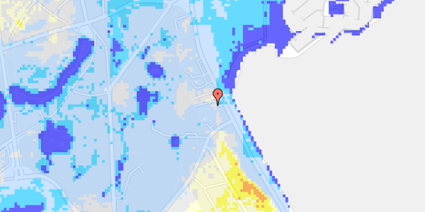 Ekstrem regn på Strandvejen 106, st. 1