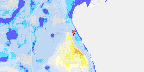 Ekstrem regn på Strandvejen 114