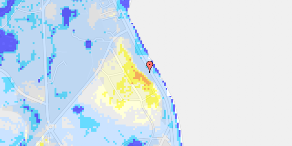 Ekstrem regn på Strandvejen 120C