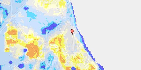 Ekstrem regn på Strandvejen 130A