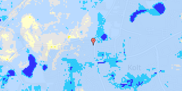 Ekstrem regn på Svanlevvej 21