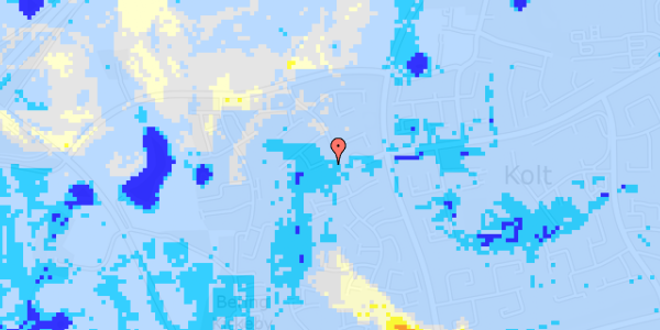 Ekstrem regn på Svanlevvej 63