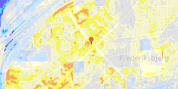 Ekstrem regn på Søndre Ringgade 43, st. th