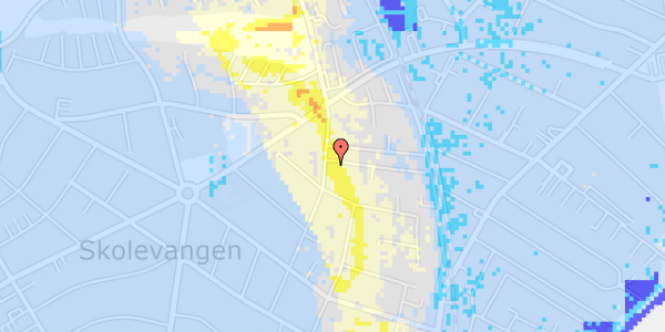 Ekstrem regn på Tammerisvej 40