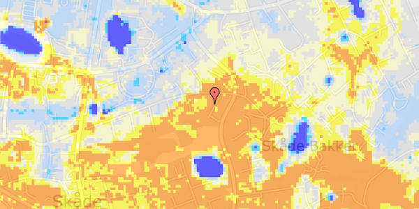 Ekstrem regn på Teglbakken 17