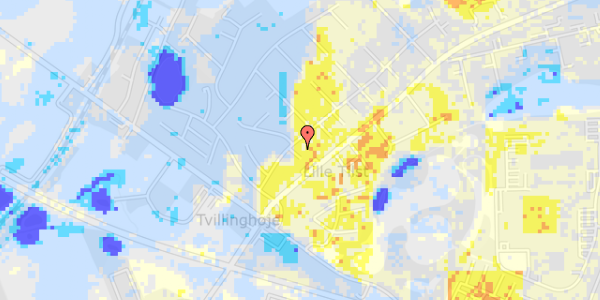 Ekstrem regn på Tornballevej 105