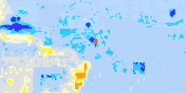 Ekstrem regn på Tranebærkæret 13