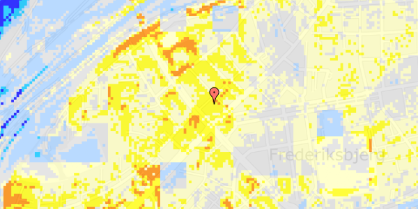 Ekstrem regn på Trepkasgade 29, 1. th