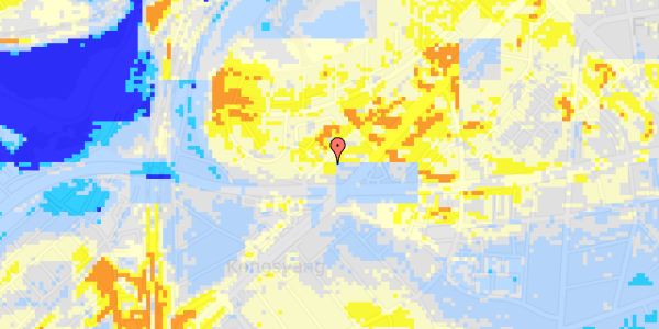 Ekstrem regn på Tøndergade 95, 3. th