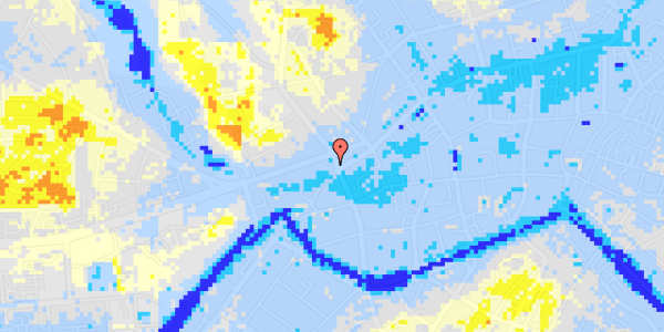 Ekstrem regn på Vesterbro Torv 7, 4. 