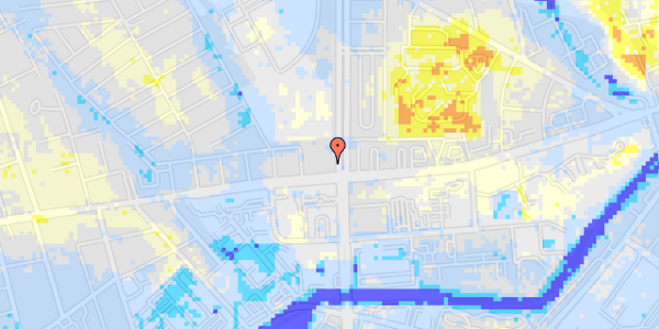 Ekstrem regn på Vestre Ringgade 43, 2. th